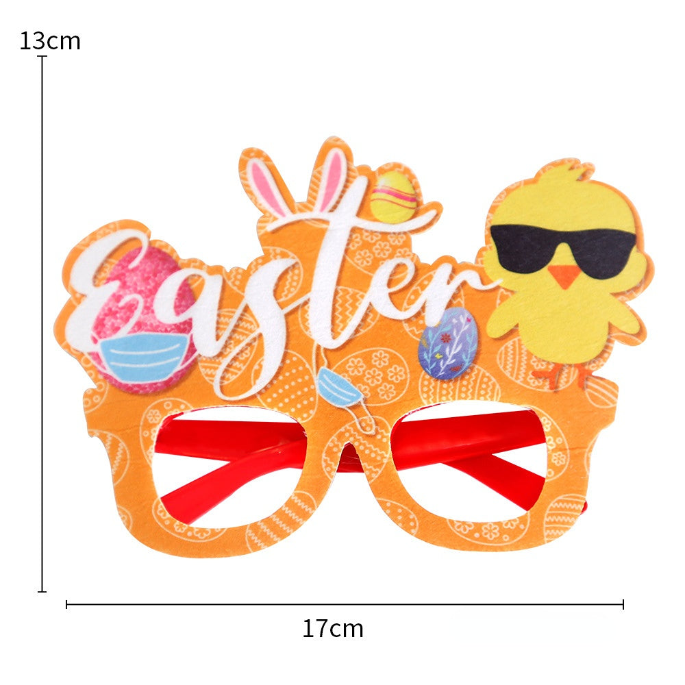 Wholesale Plastic Easter Decoration Bunny Glasses